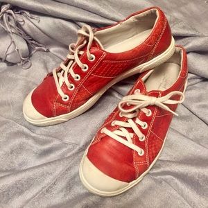 [Josef Seibel] Red Leather Women’s European Shoes